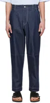 Toogood Indigo 'the Engineer' Jeans In Indigo