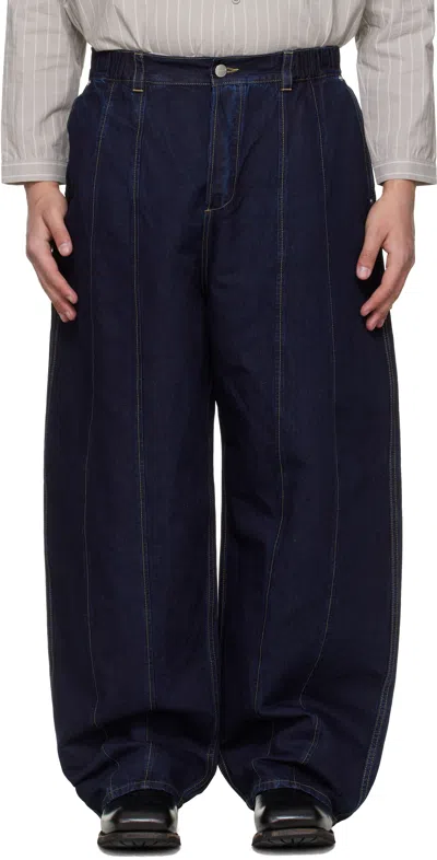 Toogood Indigo 'the Hiker' Jeans In Purple