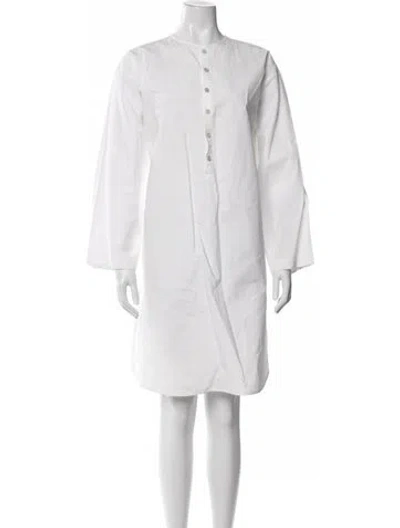 Pre-owned Toogood Knee-length Dress In White