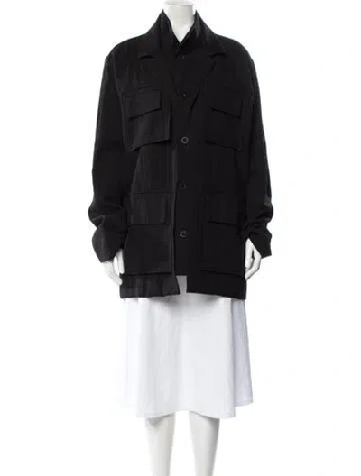 Pre-owned Toogood Linen Utility Jacket In Black