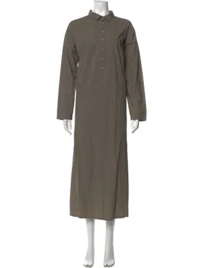 Pre-owned Toogood Long Dress In Grey