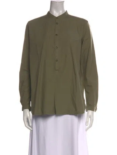 Pre-owned Toogood Long Sleeve Top In Green