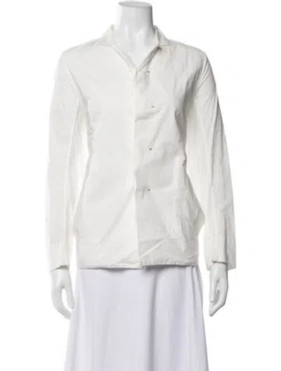 Pre-owned Toogood Long Sleeve Top In White