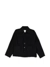 Toogood Magician Check-pattern Jacket In Black
