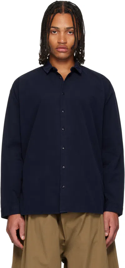 Toogood Navy 'the Draughtsman' Shirt In Black