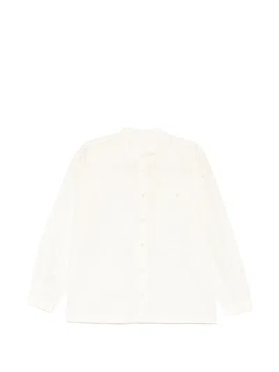 Toogood Physician Band-collar Shirt In White