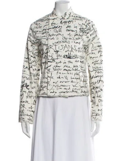 Pre-owned Toogood Printed Jacket In White