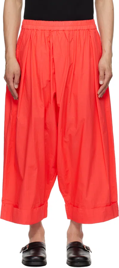 Toogood Red 'the Baker' Trousers In Tomato