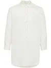 Toogood Stripe-print Cotton-linen Shirt In 中性色