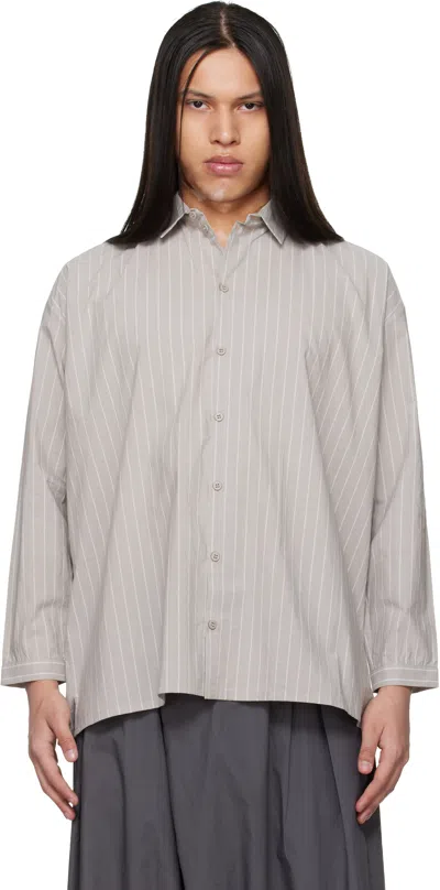 Toogood Taupe 'the Draughtsman' Shirt In Gray