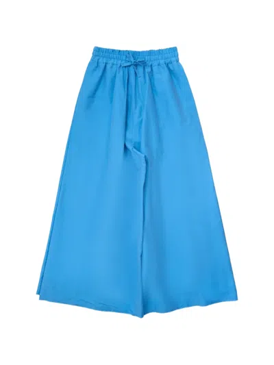 Toogood The Boxer Drawstring-fastening Palazzo Pants In Blue