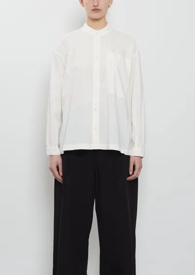 Toogood The Physician Cotton Shirt In White