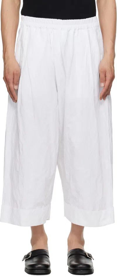 TOOGOOD WHITE 'THE BAKER' TROUSERS