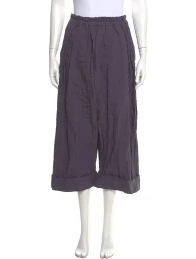 Pre-owned Toogood Wide Leg Pants In Purple