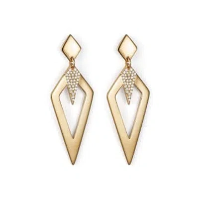 Toolally Arrowhead Earrings In Gold