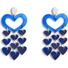 Toolally Heart Chandeliers In Blue