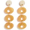 Toolally Hepworth Drop Earrings In Gold