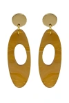 Toolally Hepworth Earrings In Brown