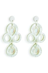 Toolally Petite Batik Earrings In Multi