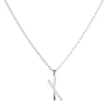 Toolally Snow Kiss Pendant Necklace In Metallic