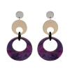 Toolally Swinging Circle Drop Earrings In Multi