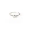 Toolally Women's Alphabet Stacker Ring - Silver In Metallic