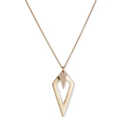 Toolally Women's Arrowhead Pendant Necklace - Gold