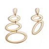 Toolally Women's Asymmetric Ellipses- Gold In Gold