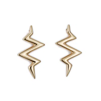 Toolally Women's Bubble Beats Earrings - Gold Vermeil