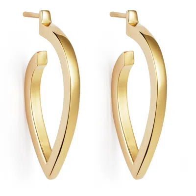 Toolally Women's Loop Earrings - Gold