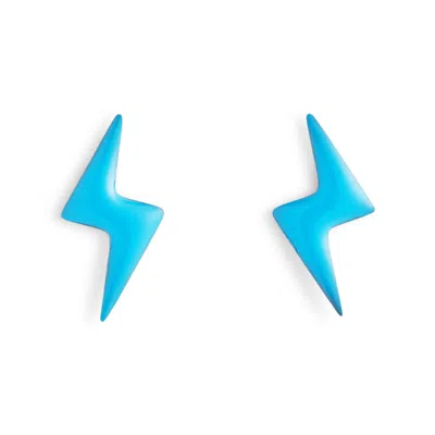 Toolally Women's Mini Bolts- Sky Blue Enamel