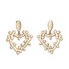Toolally Women's Hearts In Flowers- Gold In Gold