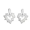 Toolally Women's Hearts In Flowers- Silver In Silver