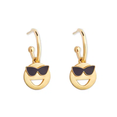 Toolally Women's Mood Hoops Gold Vermeil - Cool
