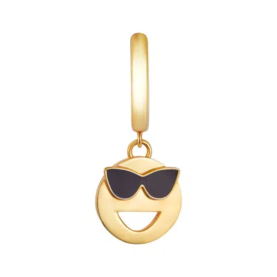 Toolally Women's Mood Huggie Earring Cool - Gold