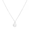 Toolally Women's Mood Pendant Necklace Love - Silver In Metallic