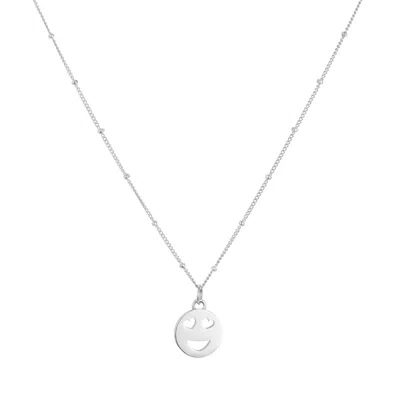 Toolally Women's Mood Pendant Necklace Love - Silver
