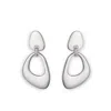 Toolally Women's Pebble Drop Earrings - Sterling Silver In Metallic