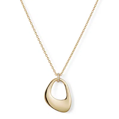 Toolally Women's Pebble Drop Pendant Necklace - Gold