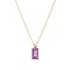 Toolally Women's Pink / Purple Purple Amethyst Bolt Pendant- Gold Vermeil