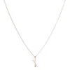 Toolally Women's Snow Kiss Pendant Necklace - Gold Vermeil & Cubic Zirconia