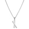 Toolally Women's Snow Kiss Pendant Necklace - Sterling Silver