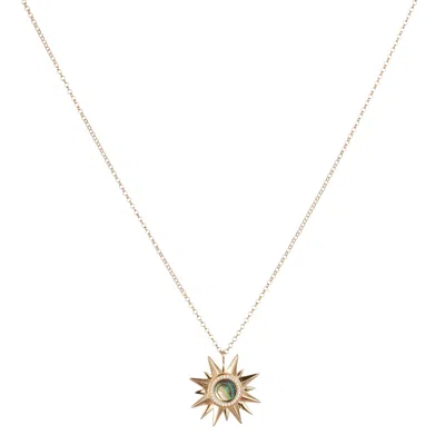 TOOLALLY WOMEN'S SUNBURST PENDANT - ABALONE