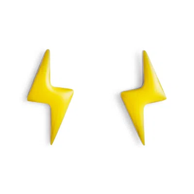 Toolally Women's Yellow / Orange Mini Bolts-yellow Enamel