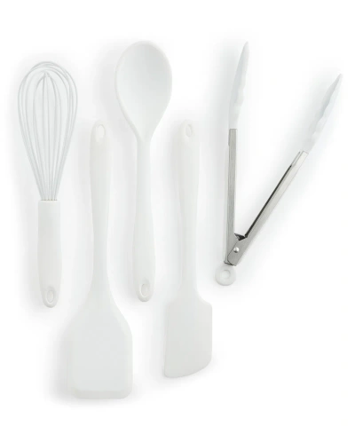 Tools Of The Trade 5-pc. Silicone Utensils Sets, Created For Macy's In White