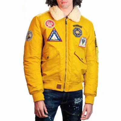 Top Gun Force Cw45 Bomber Jacket In Yellow