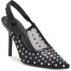 Top Guy Shoes Calista Crystal Embellished Slingback Pump