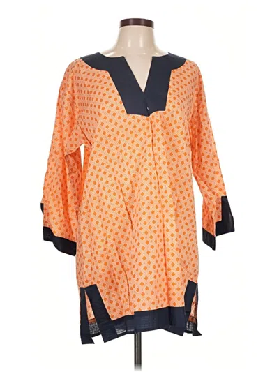 Top It Off Casual Dress In Orange