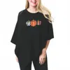 Top It Off Plaid Pumpkins Poncho In Black In Black
