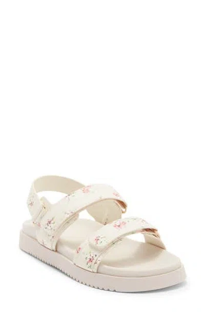 Top Moda Alaska Flat Sandal In White